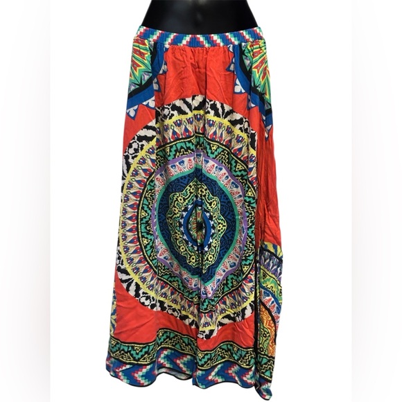 Flying Tomato Multicolor Patterned Maxi Skirt - Picture 2 of 4